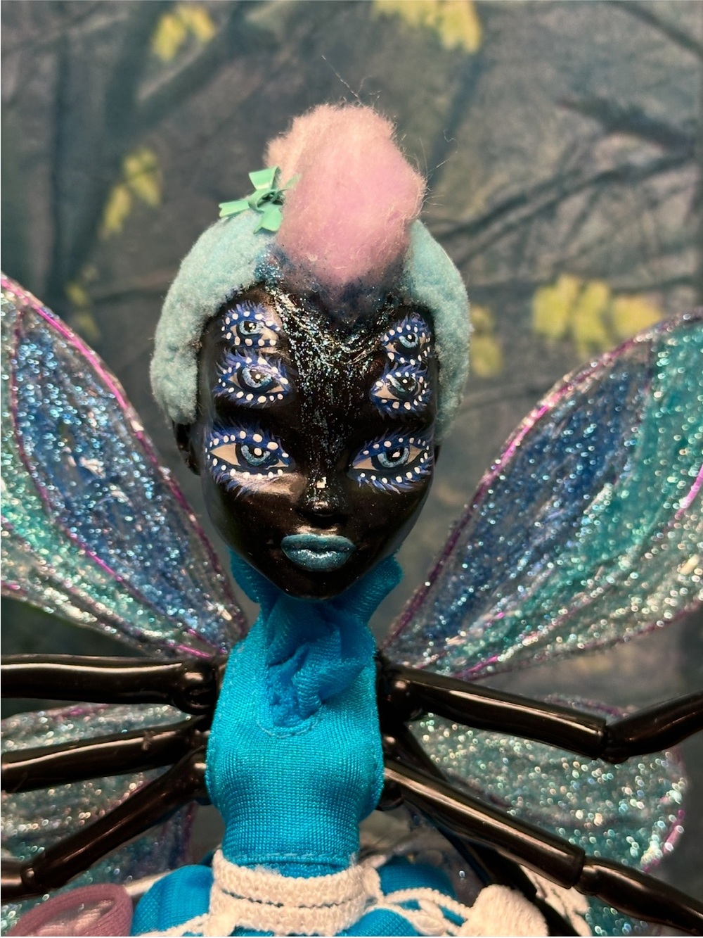 ✨ OOAK Monster High Fairy – Nyxara – Handcrafted Fantasy Art Doll ✨